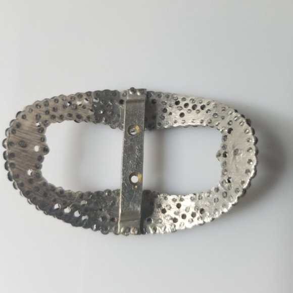 Vintage Shoe Buckles Steel Cut Made in France - Picture 3 of 3